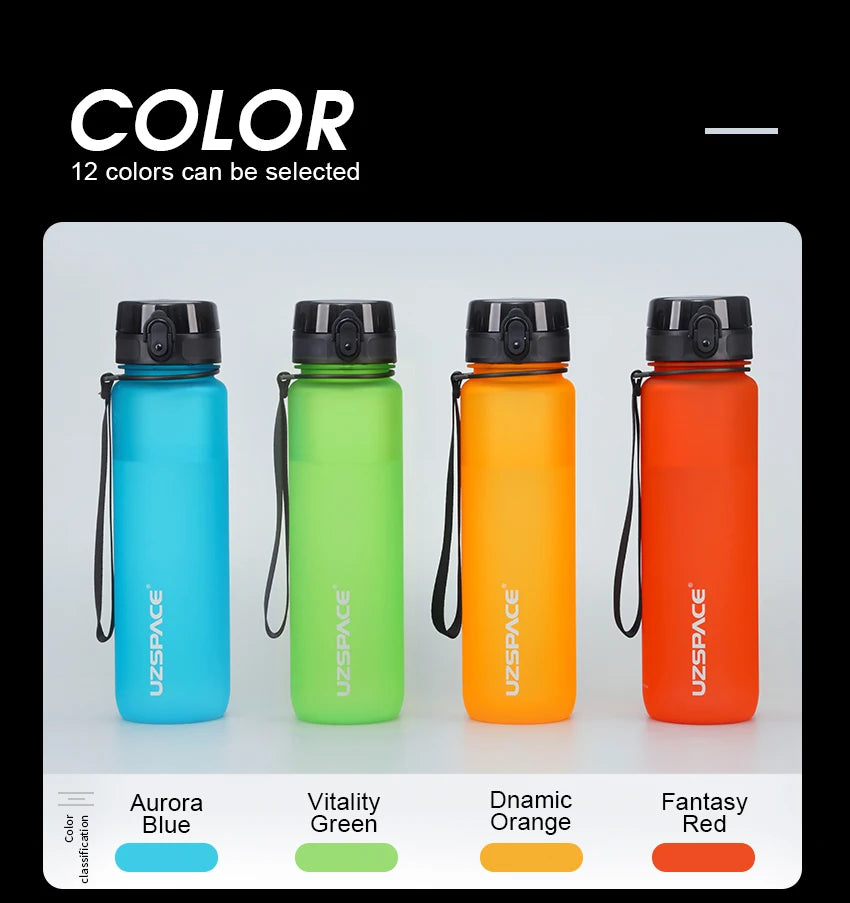 Sweatmode ™ Leakproof Sports Water Bottle – 500/800/1000ml, BPA-Free, Perfect for Gym & Outdoors