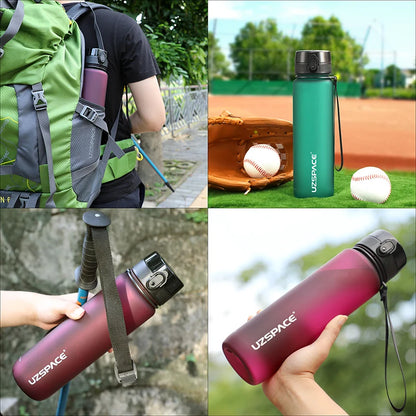 Sweatmode ™ Leakproof Sports Water Bottle – 500/800/1000ml, BPA-Free, Perfect for Gym & Outdoors