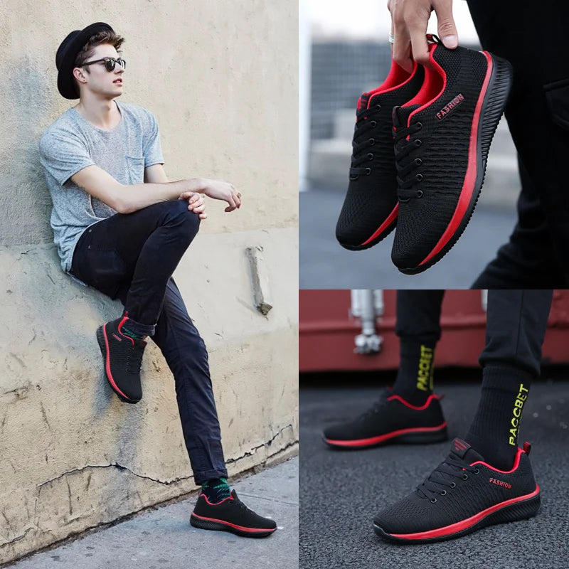 Sweatmode ™  Men’s Knit Running Shoes – Breathable, Lightweight & Stylish for Every Step